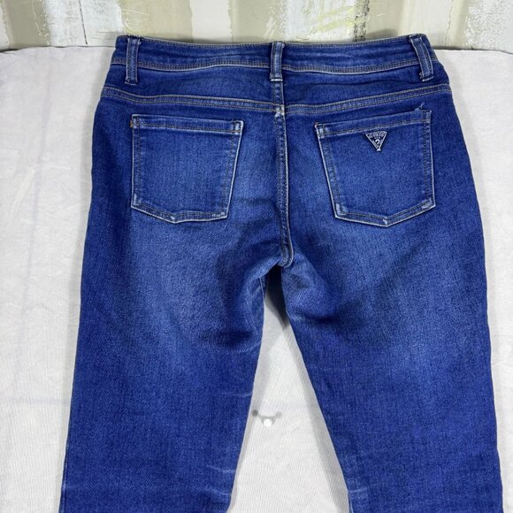 Guess Los Angeles Power Skinny Jeans Womens Blue Denim Outdoor Comfort Size 14 - Picture 4 of 16